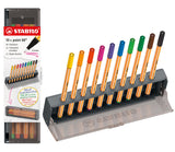 STABILO Point 88 - Fineliner Click Set Da 10 - Colori Assortiti