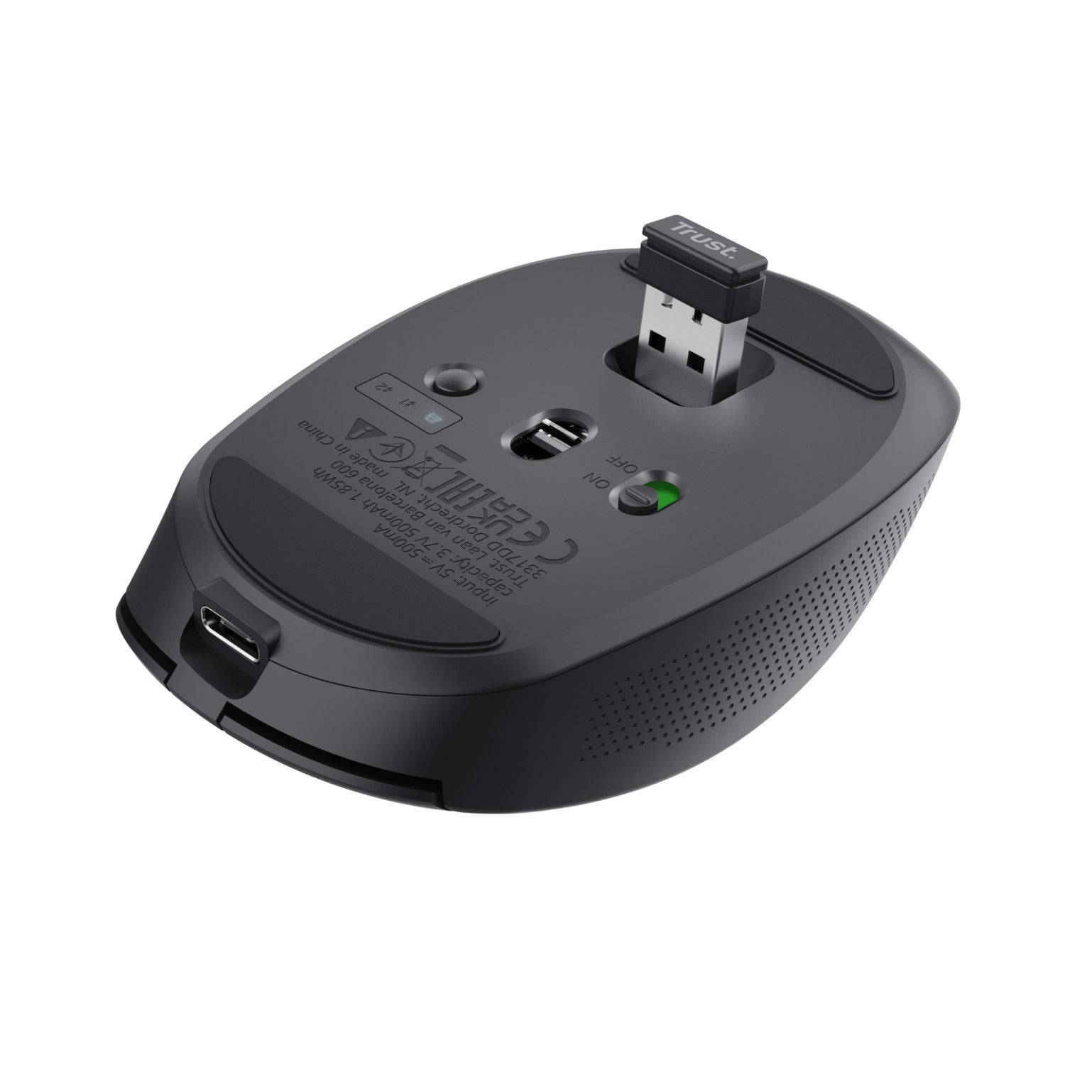 Trust Ozaa mouse Mano destra RF senza fili Bluetooth Ottico 3200 DPI