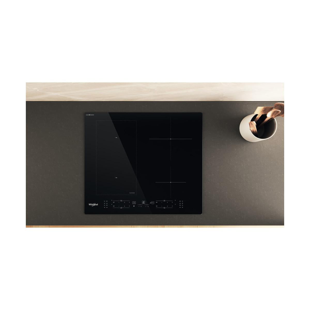 Whirlpool WL B4060 CPNE Piano Cottura a Induzione 4 Fornelli da Incasso 59 cm Nero