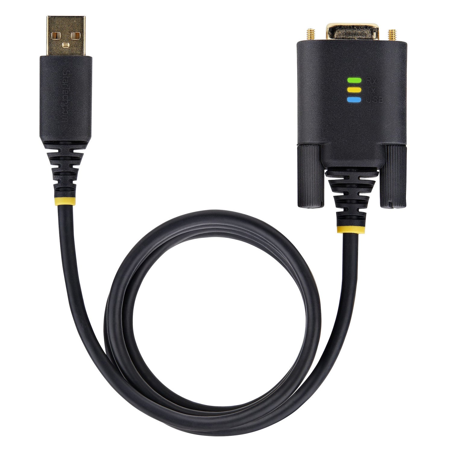 StarTech.com Cavo da USB a seriale 1m, Ritenzione COM, Viti/dadi intercambiabili, Adattatore USB-A a DB9 RS232 Protezione ESD, Windows/macOS/Linux