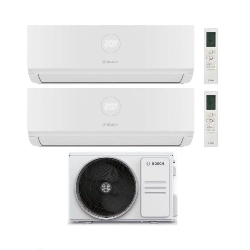 Bosch Climate 2000 Dual Split 9000 12000 BTU Inverter WiFi R32 A Kit Climatizzatore Monosplit per Due Ambienti