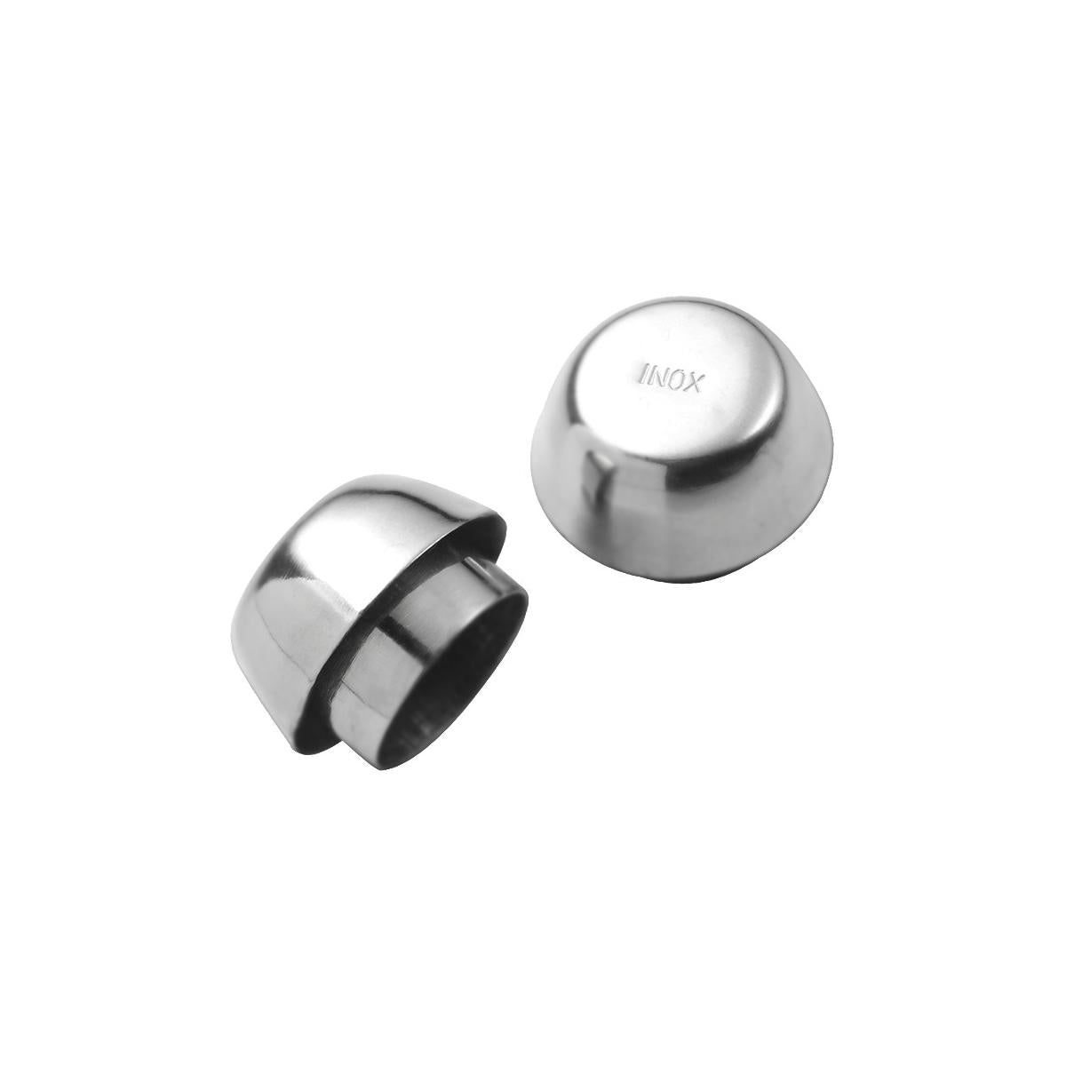 Pedrini Paraspruzzi per Caffettiera Acciaio inox, 2 Pezzi