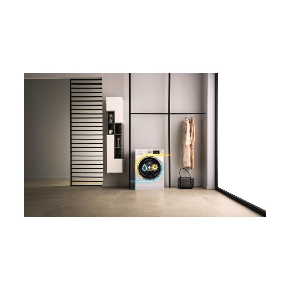 Lavasciuga Whirlpool FFWDD 107625 WBS IT Libera Installazione Caricamento Frontale Bianco Classe E
