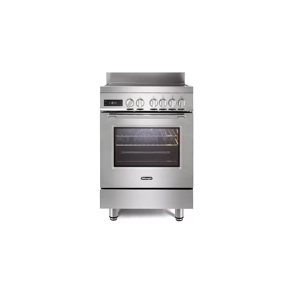 De Longhi PRO 66 MXL IN cucina Elettrico Piano cottura a induzione Zoneless Acciaio inox