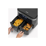 Severin FR 2463 Friggitrice ad aria calda Doppia 8 L Indipendente 2600 W Nero