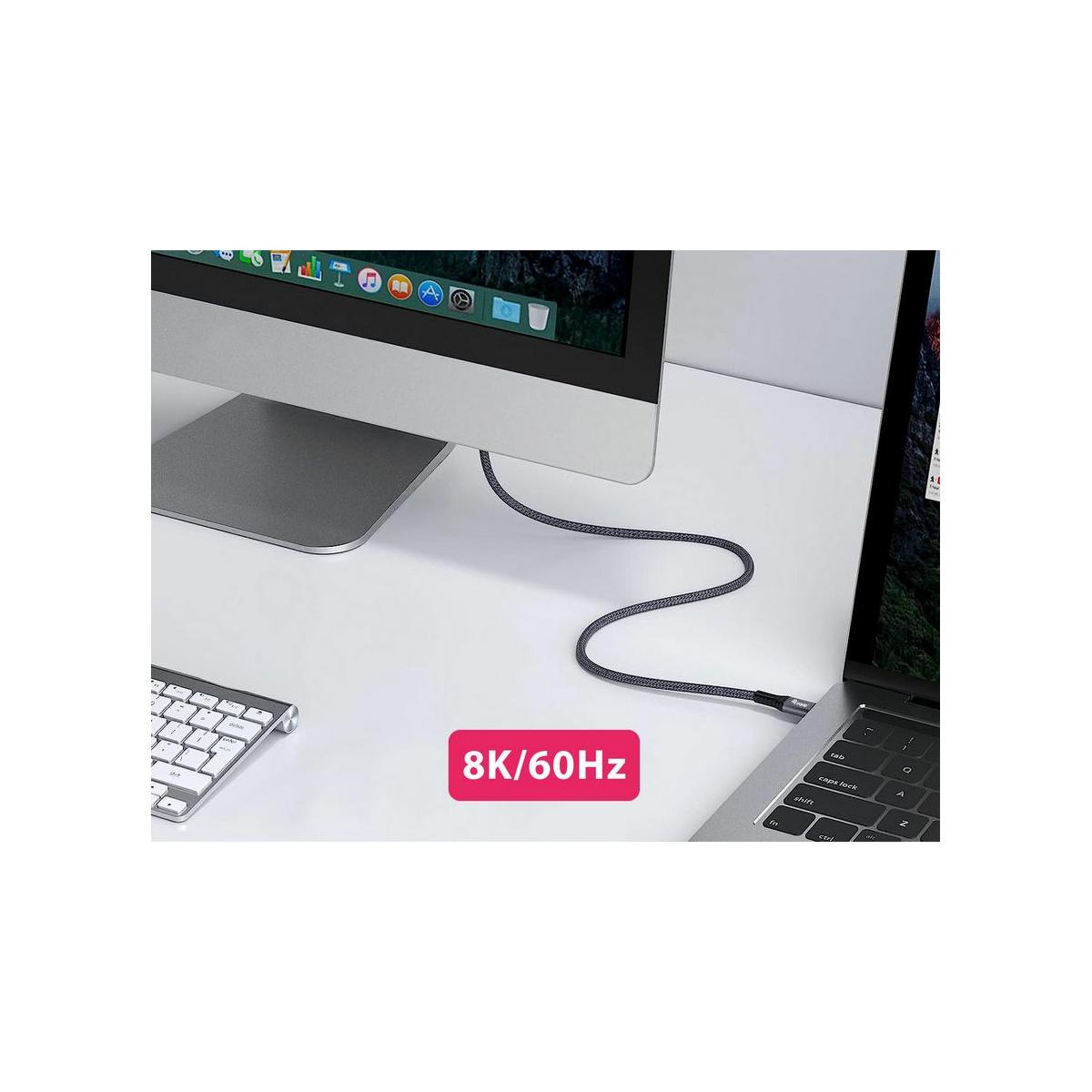 Equip 128383 cavo USB USB4 Gen 3x2 2 m USB C Nero