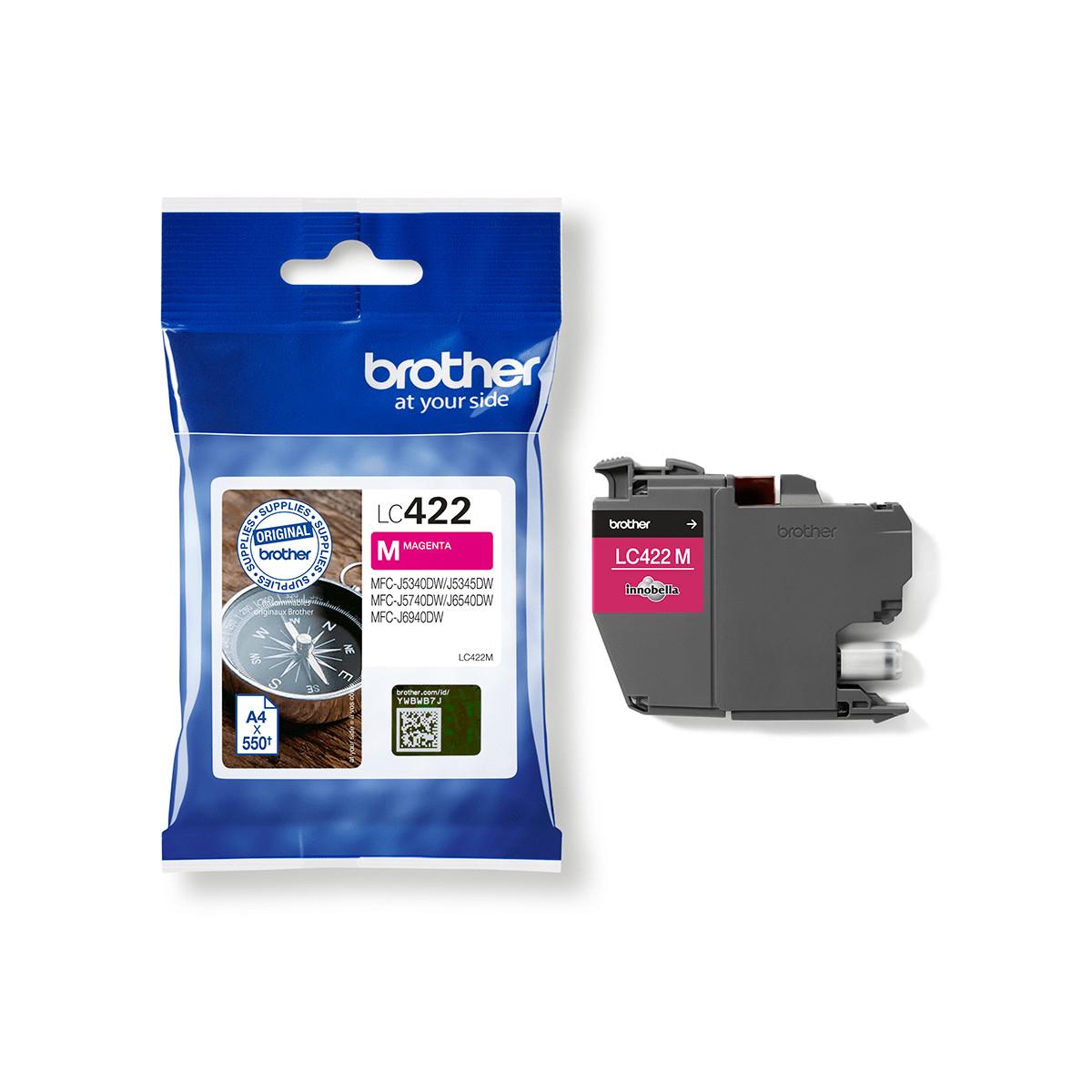 Brother LC-422M Cartuccia d'Inchiostro 1 pz Originale Magenta