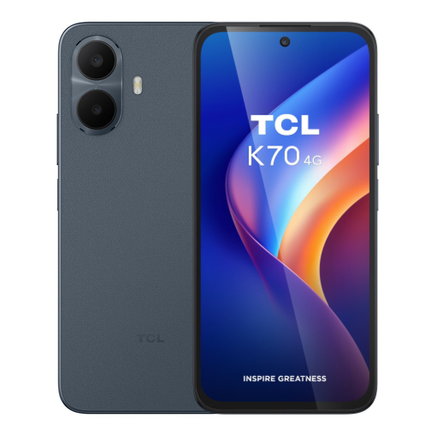 TCL K70 4G 17,3 cm (6.8 pollici) Dual SIM ibrida Android 16.0 USB tipo-C 4 GB 128 GB 5200 mAh Grigio