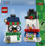LEGO Iconic Pupazzi Di Neve Ornamentali 40812