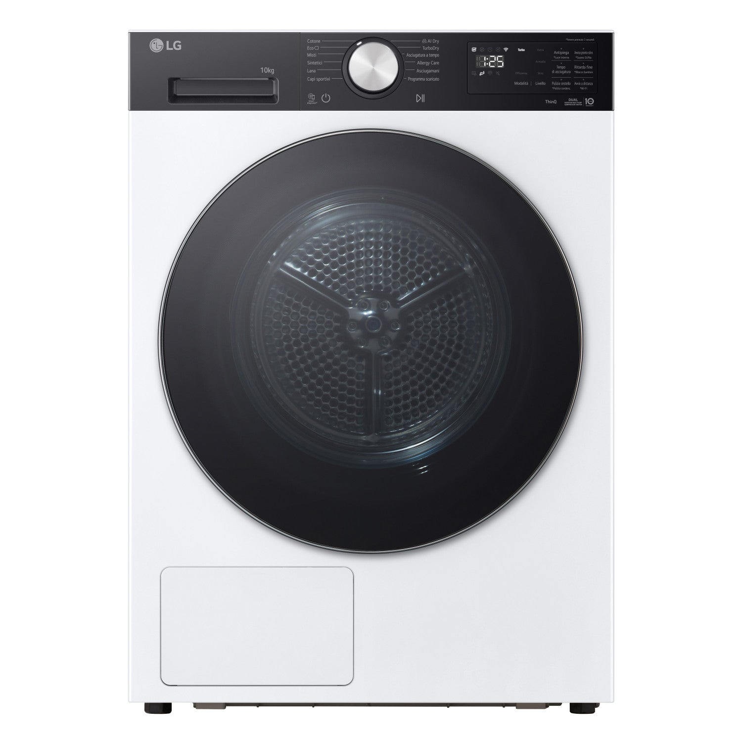 LG RNX5010TKC Asciugatrice Intelligente AI Dry10 kg Classe C Bianco