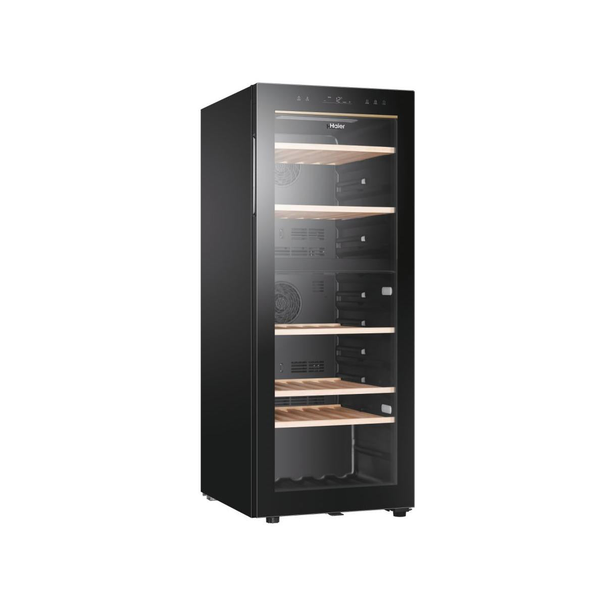 Haier Wine Bank 50 Serie 5 HWS79GDG Cantinetta vino con compressore Libera installazione Nero 79 bottiglie