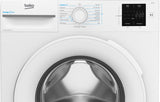Beko b300 BMWRU3821W: Lavatrice 8kg, Classe A, 1200giri, linea estetica NX, motore inverter, Display Touch, oblò bianco, tecnologia EnergySpin