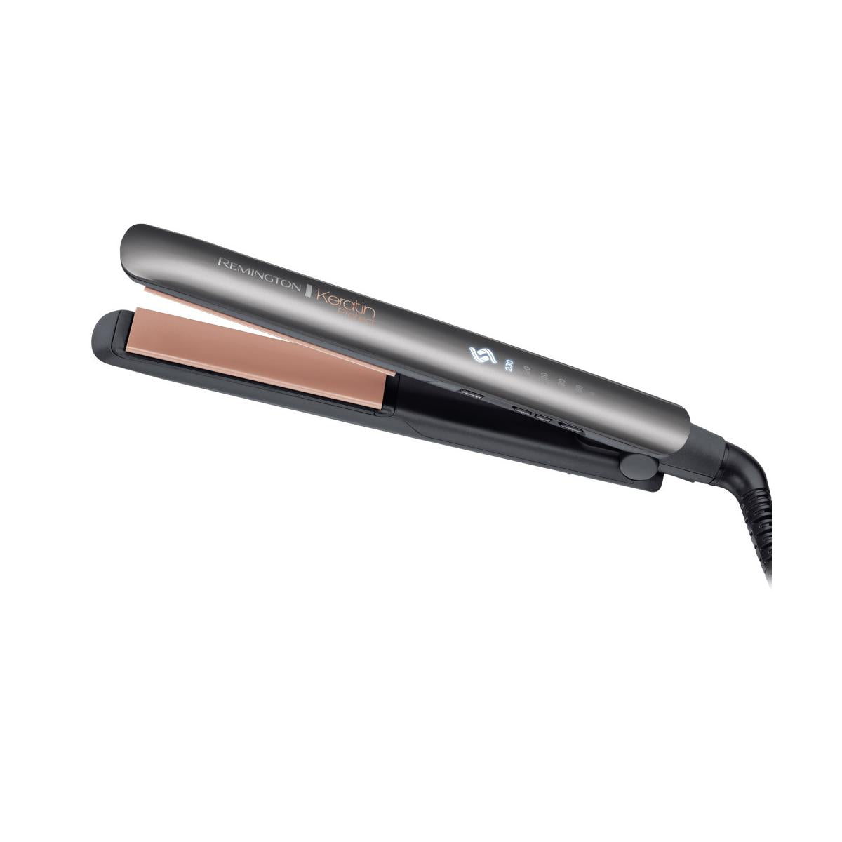 Remington S 8598 Piastra per Capelli Lisciante a Caldo Nero Grigio