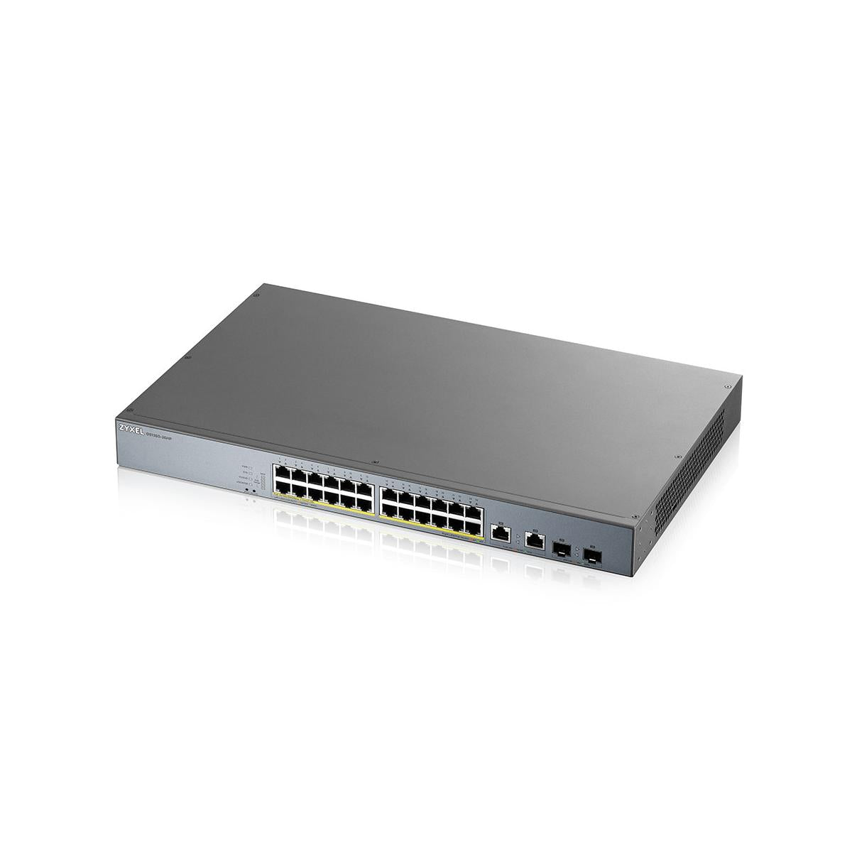 Zyxel GS1350-26HP-EU0101F Switch di Rete 24 Porte Gigabit Ethernet Grigio