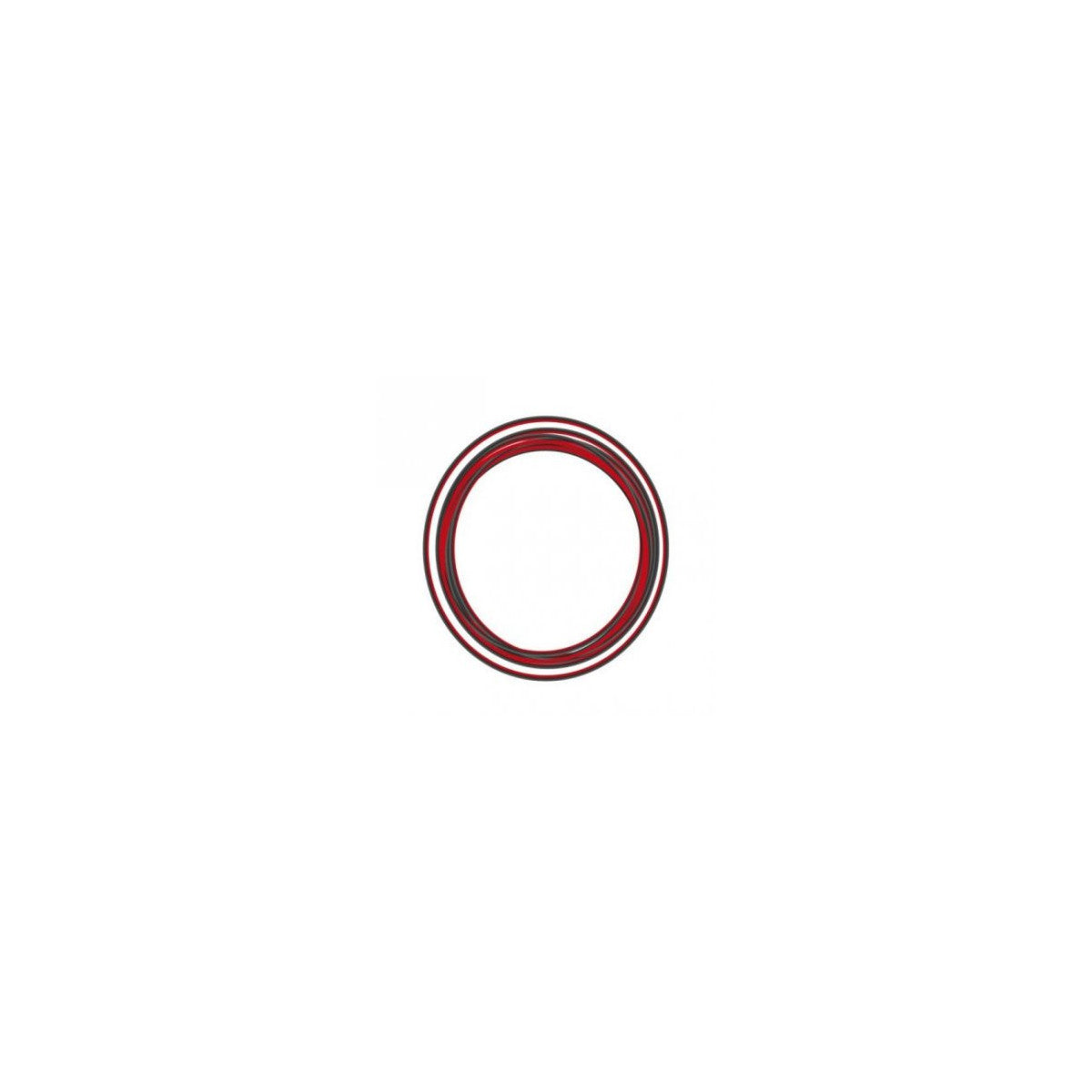 Ekon Cavo Audio Per Speaker 2x2,5 mm 20 m Nero-Rosso