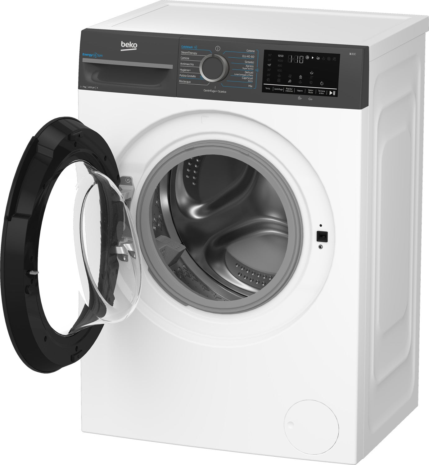 Beko b300 BMEUWSU4721A Lavatrice EnergySpin 7Kg Slim Classe A 1200 giri