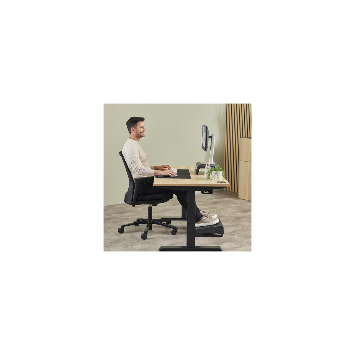 Fellowes Breyta poggiapolso Silicone Nero