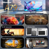 Hisense 55A79S TV 139,7 cm (55") 4K Ultra HD Smart TV Wi-Fi Nero