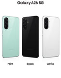Samsung Galaxy A26 5G, Smartphone con Funzioni intelligenti, Display Super AMOLED 6.7 pollici, 6GB RAM, 128GB, Batteria 5.000 mAh, memoria espandibile, Black