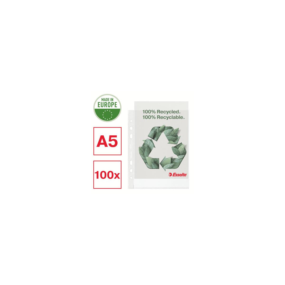 Esselte 627495 foglio di protezione 150 x 210 mm (A5) Polipropilene (PP)