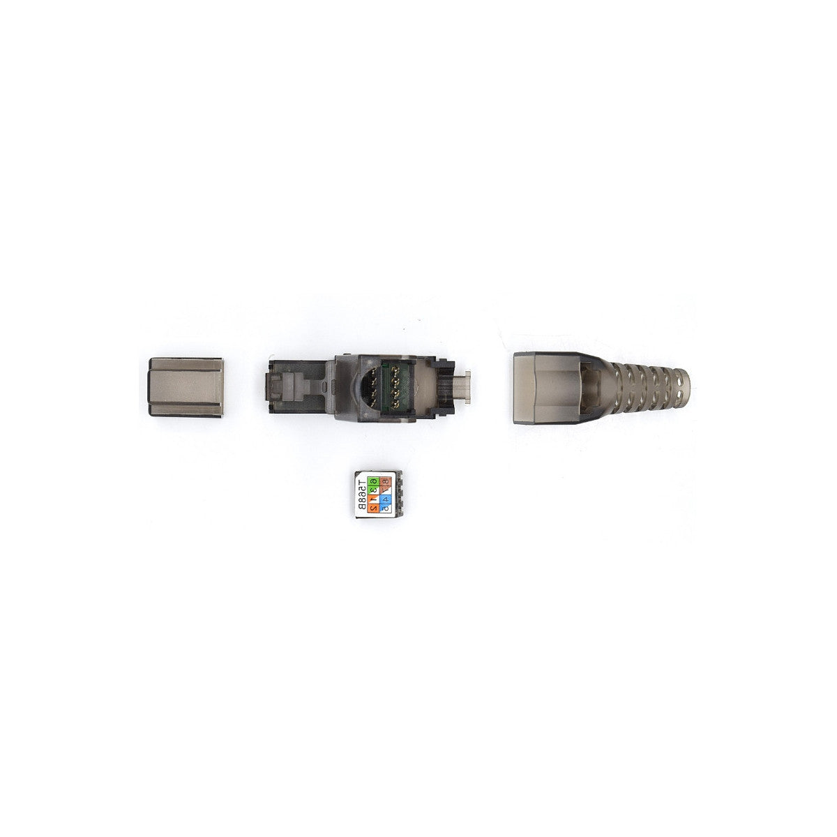 WP WPC-MDP-88-6AUP-TL cavo di collegamento RJ-45 Nero, Translucent