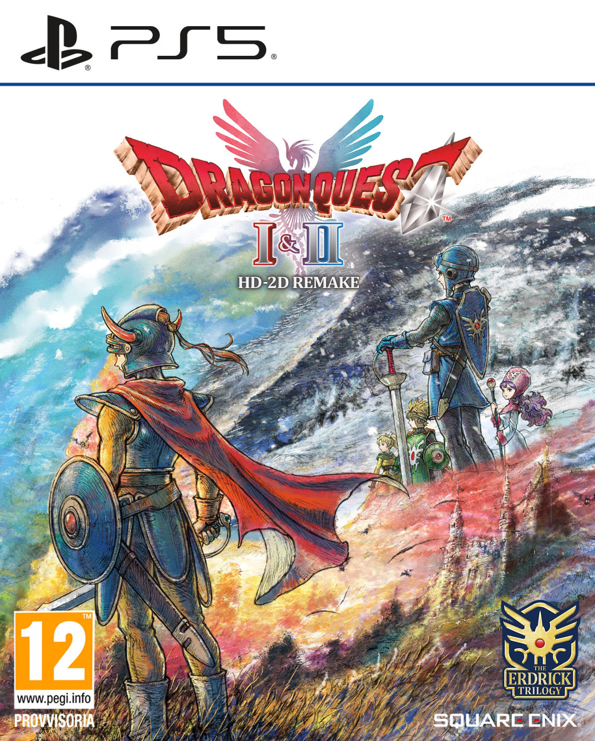 Square Enix Dragon Quest I II HD-2D Remake PS5 Cinese semplificato, Tedesca, Inglese, ESP, Francese, ITA, Giapponese PlayStation 5