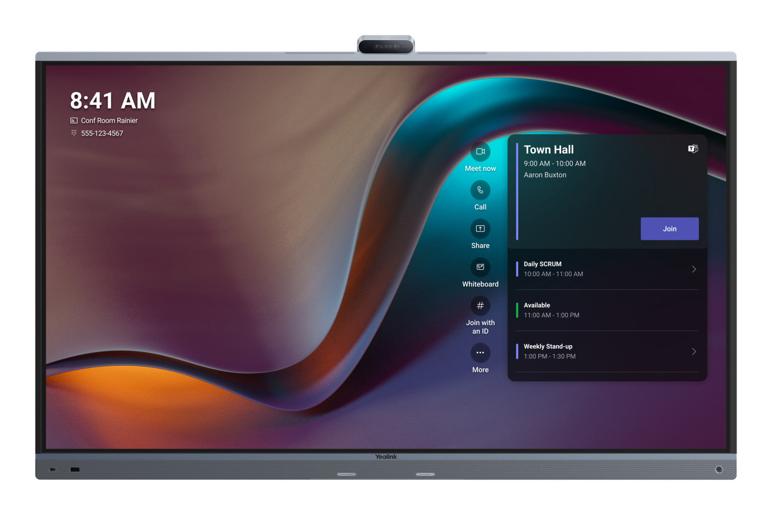 Yealink MeetingBoard Pro lavagna interattiva 190,5 cm (75") 3840 x 2160 Pixel Touch screen