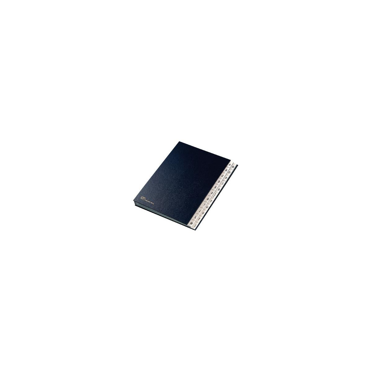 Fraschini Alphabetical Folders divisore Blu Finta pelle 240 x 340 mm