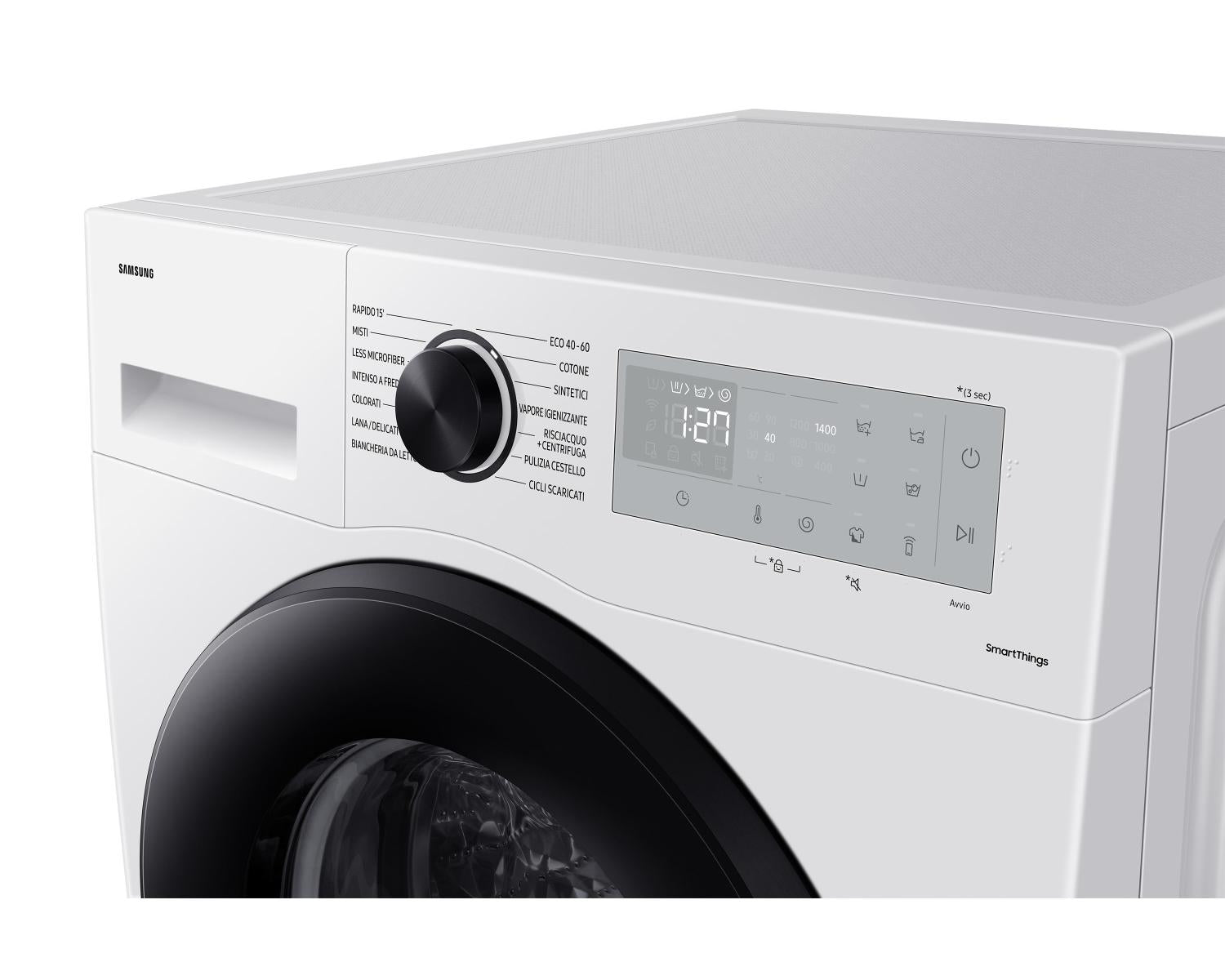 Samsung WW80CGC04DAHET Lavatrice Crystal Clean 8 kg Classe A Bianco