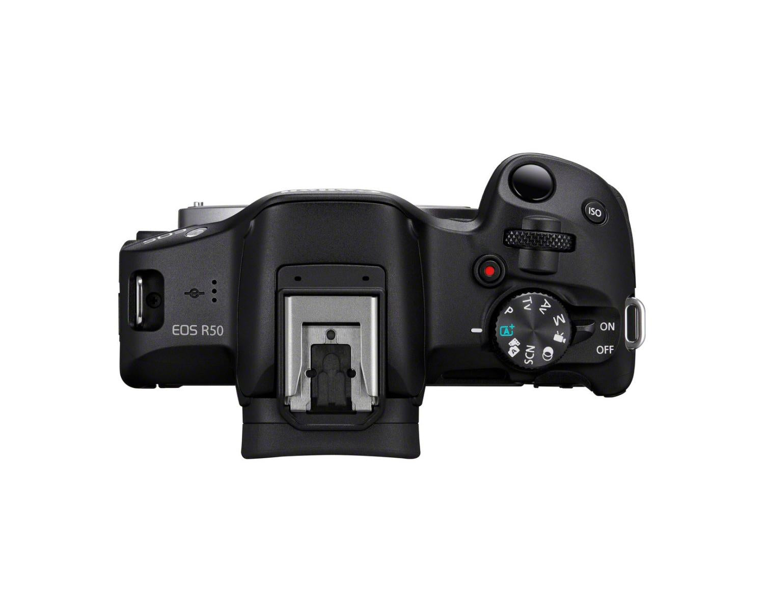 Canon EOS R50Black RF-S 18-45mm F4.5-6.3 IS STM Kit MILC 24,2 MP CMOS 6000 x 4000 Pixel Nero