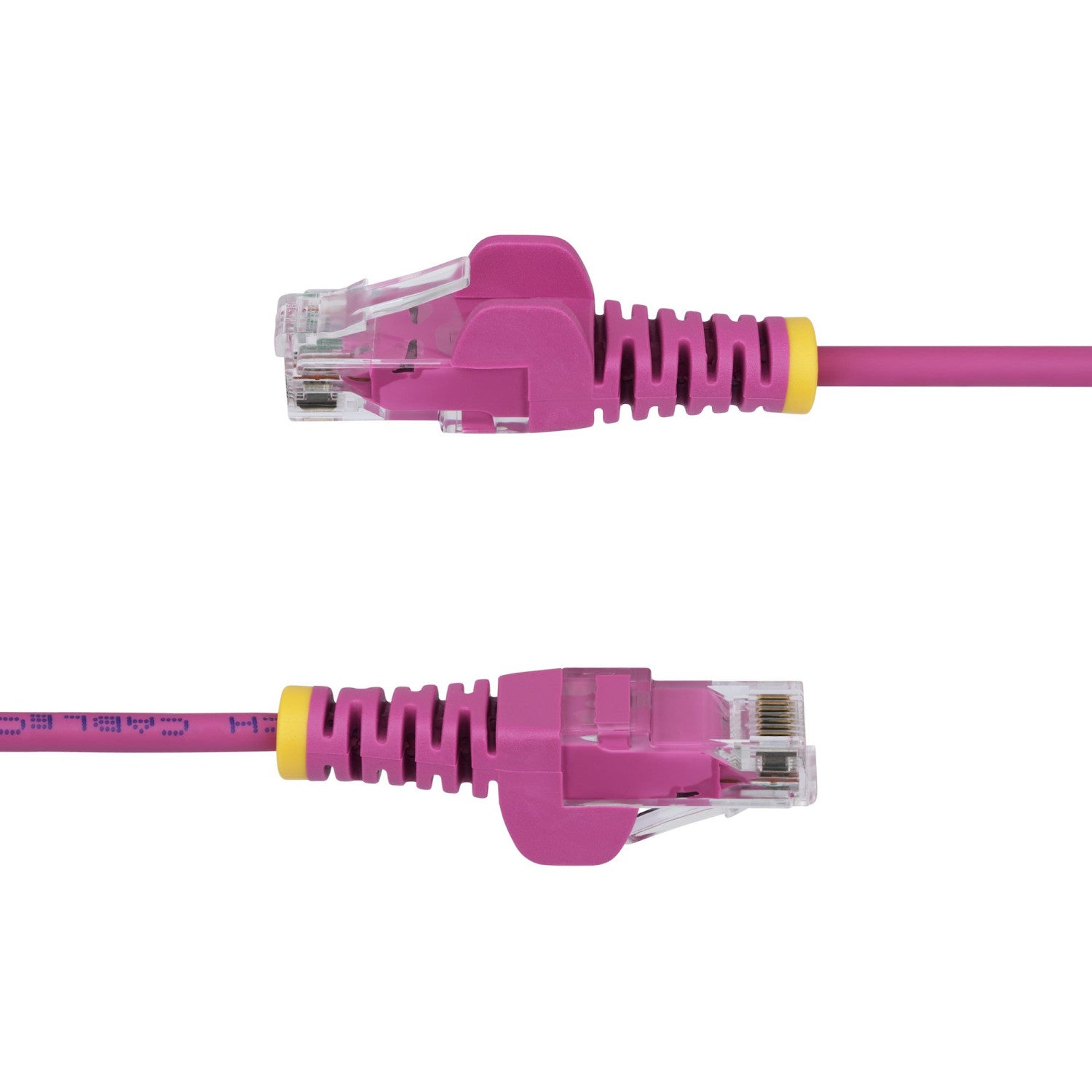 StarTech.com Cavo Ethernet CAT6 Rosa da 2m; Patch UTP con Plug RJ45 Antigroviglio e Rilievi di Trazione, Cavo Lan Slim in Rame Puro 26AWG, Sottoposto a test Fluke