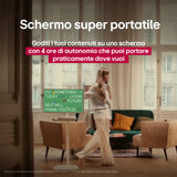 LG StanbyME 2 27LX6TDGA schermo super portatile 27'' touchscreen, webOS, HDMI, USB-C 2025
