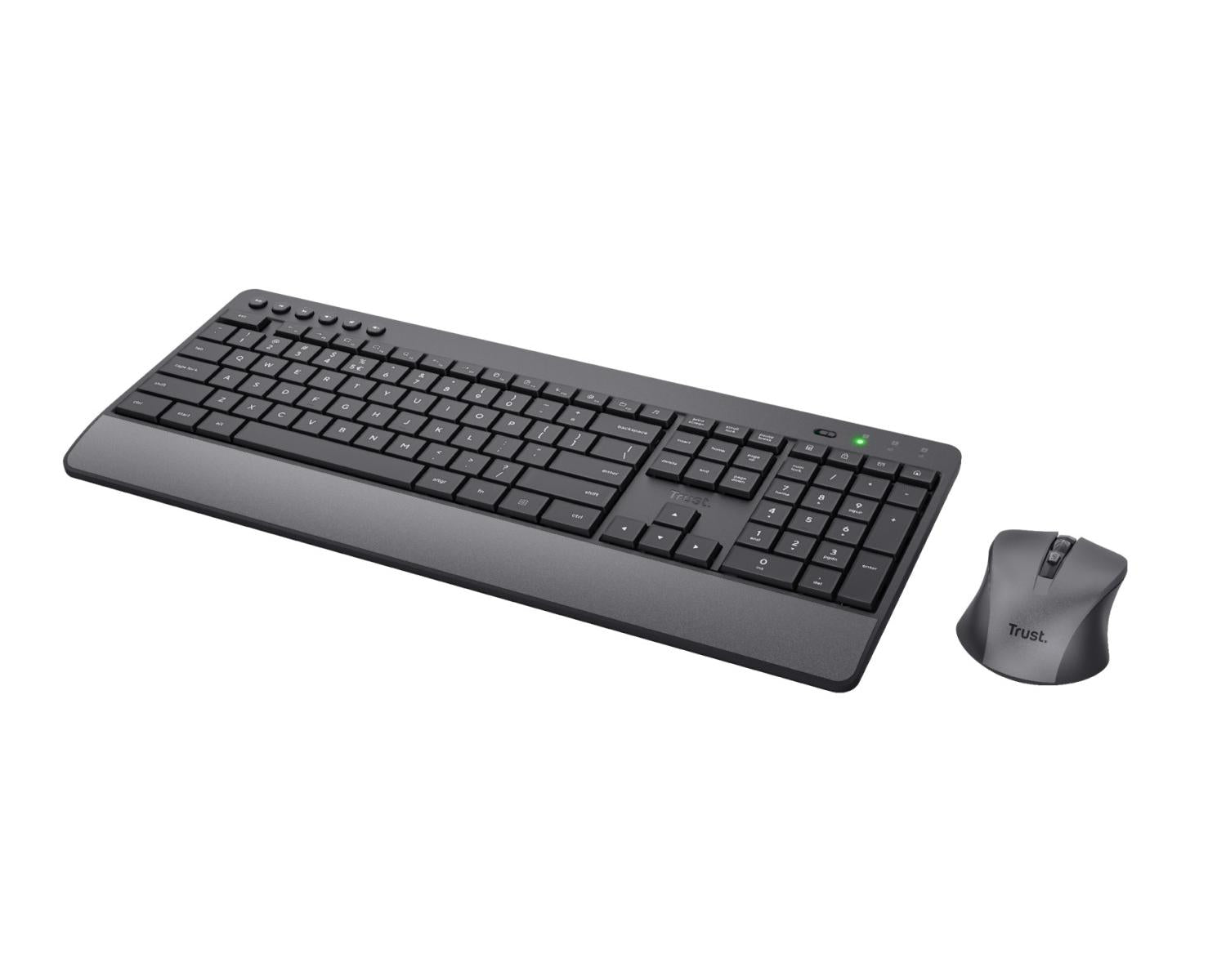Trust Trezo 24530TRS Tastiera Mouse Incluso RF Wireless QWERTY Italiano Nero