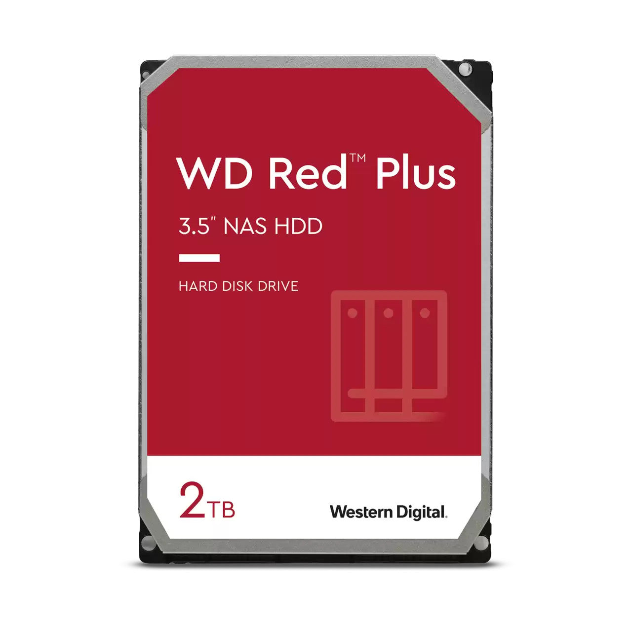 Western Digital Red Plus WD20EFPX disco rigido interno 2 TB 5400 Giri min 64 MB 3.5 pollici SATA