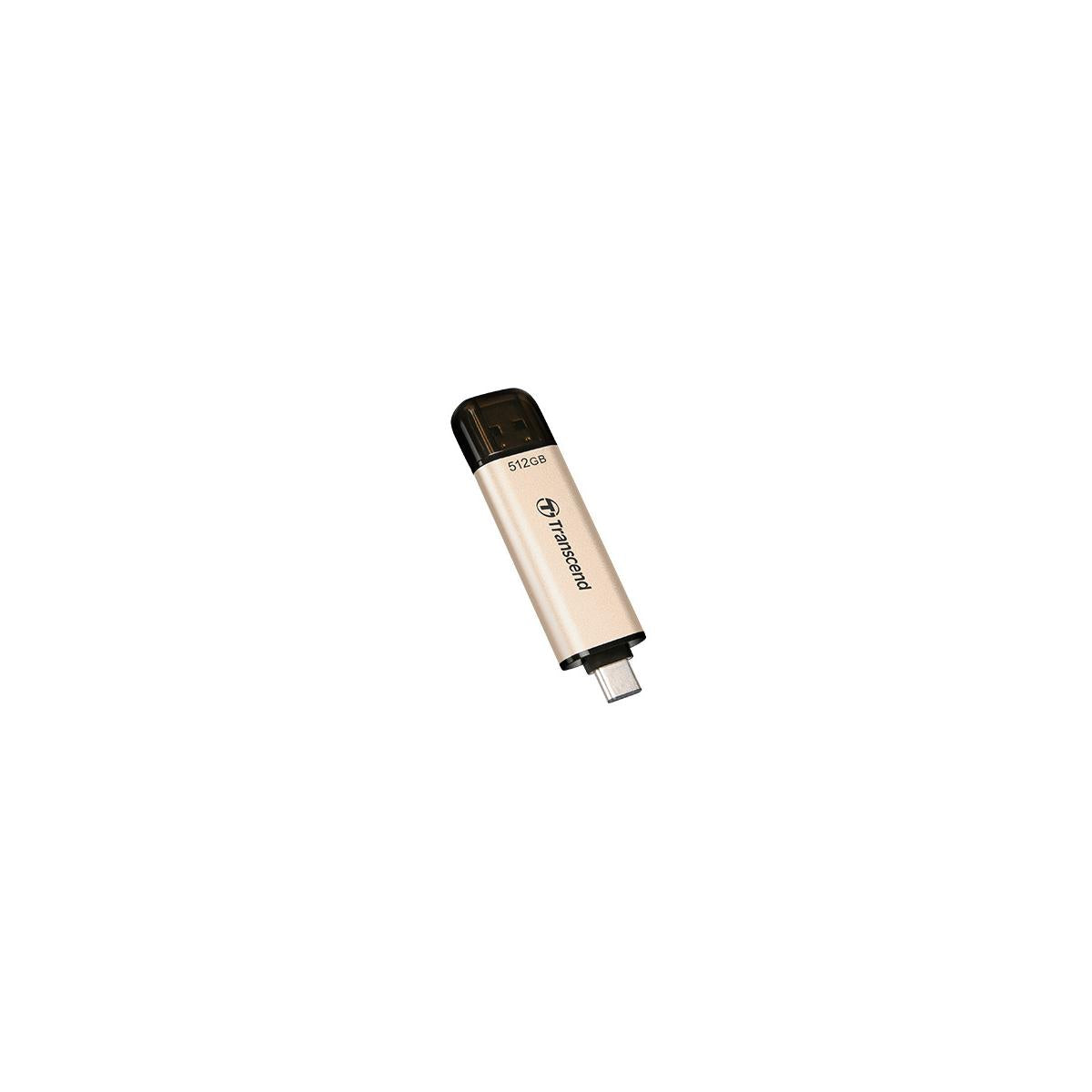 Transcend JetFlash 930C unità flash USB 512 GB USB Type-A / USB Type-C 3.2 Gen 1 (3.1 Gen 1) Oro