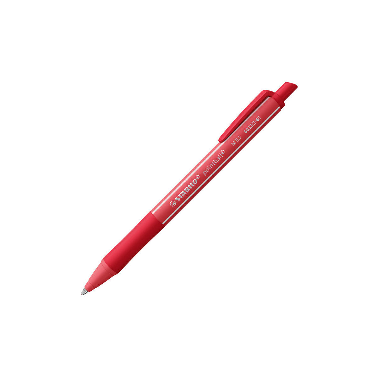 Stabilo Penna a Sfera a Scatto Pointball Colorful 0,5 mm Rossa