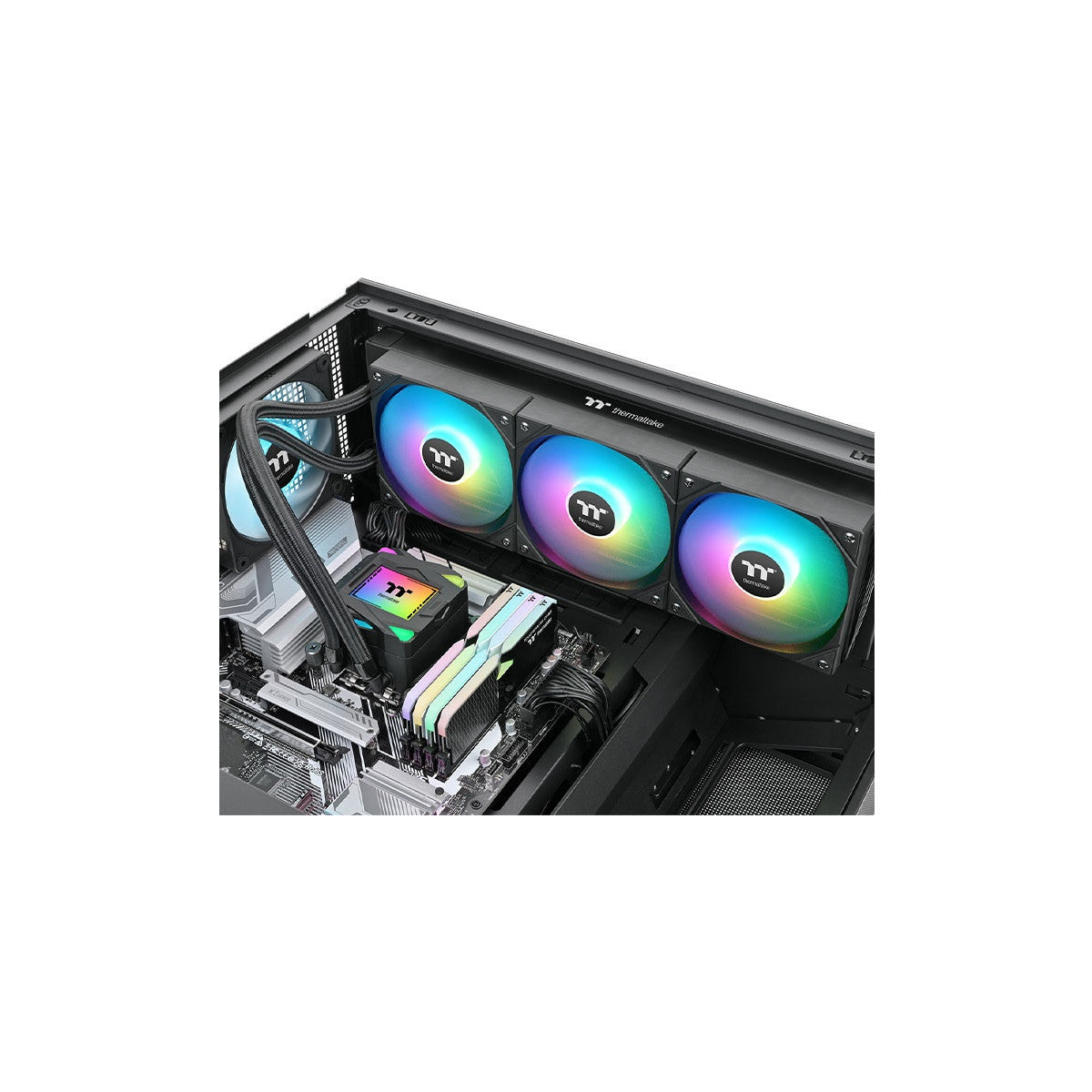 Thermaltake LA360 ARGB Scheda madre Kit di raffreddamento a liquido 12 cm Nero 1 pz