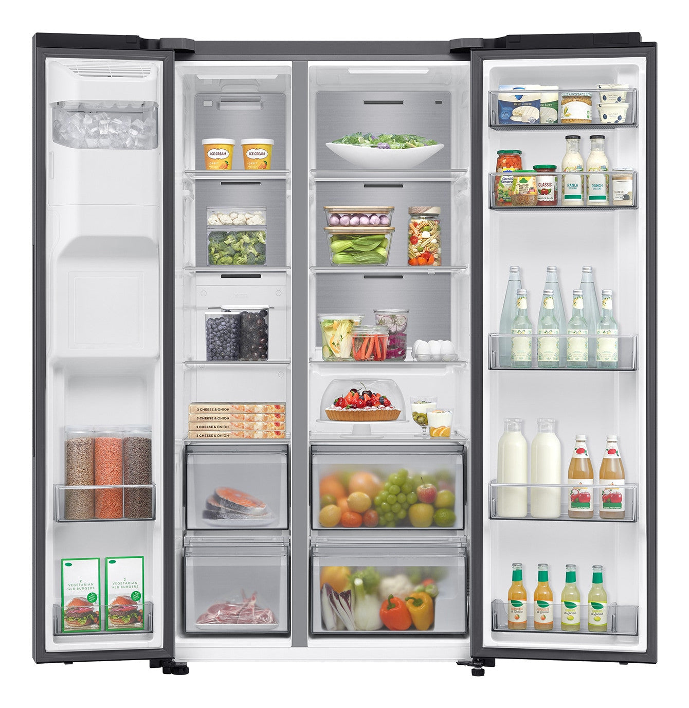 Samsung Frigorifero Side By Side 640L RS70F64KETEF Acciaio inox