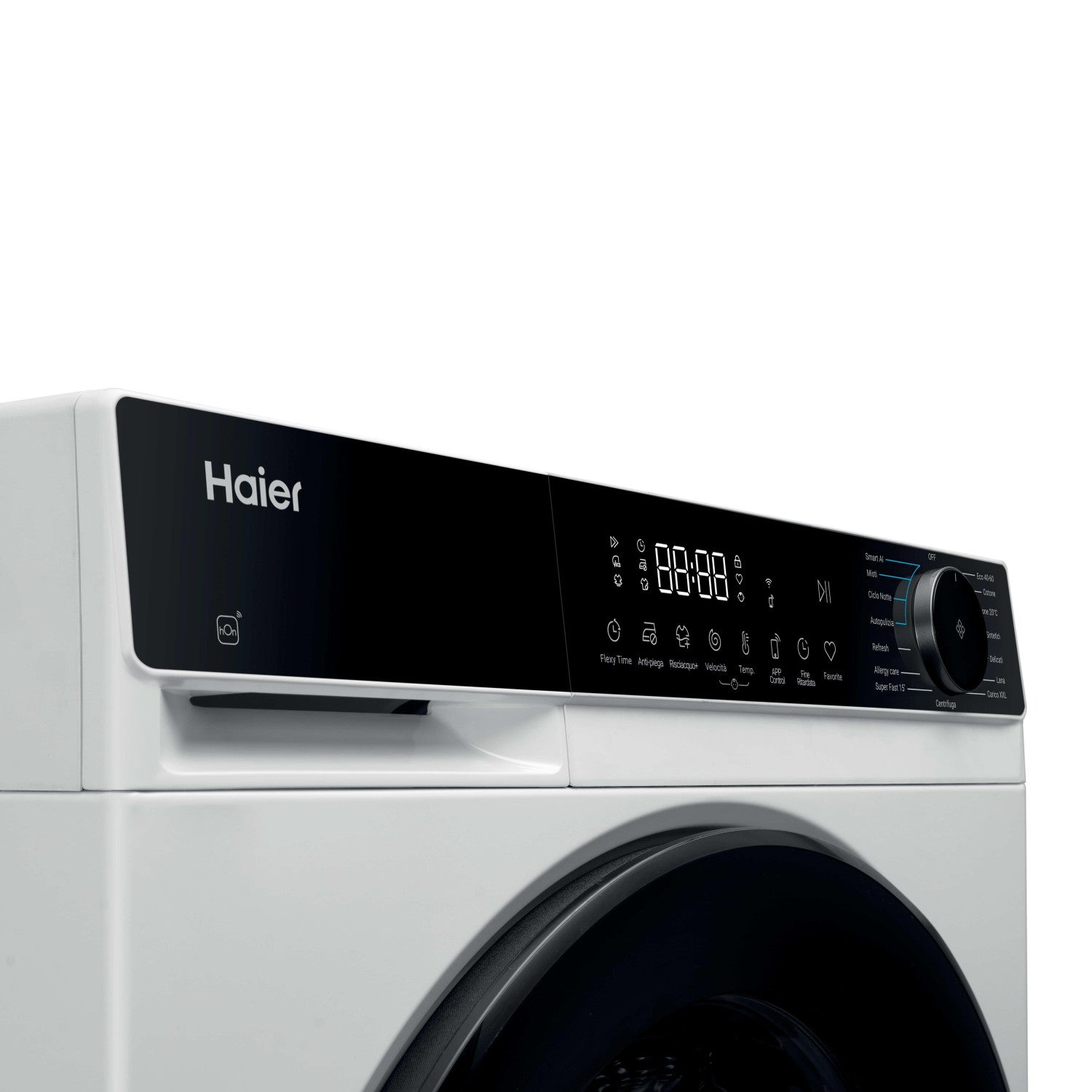 Haier X Series 5 , Lavatrice Carica Frontale 14 KG, 20% più efficente della classe A, 1400 giri, Bianco, AI PowerDrive, Vapore, Wi-Fi, Smart AI, Super Fast 15', HW140BP14357U1IT