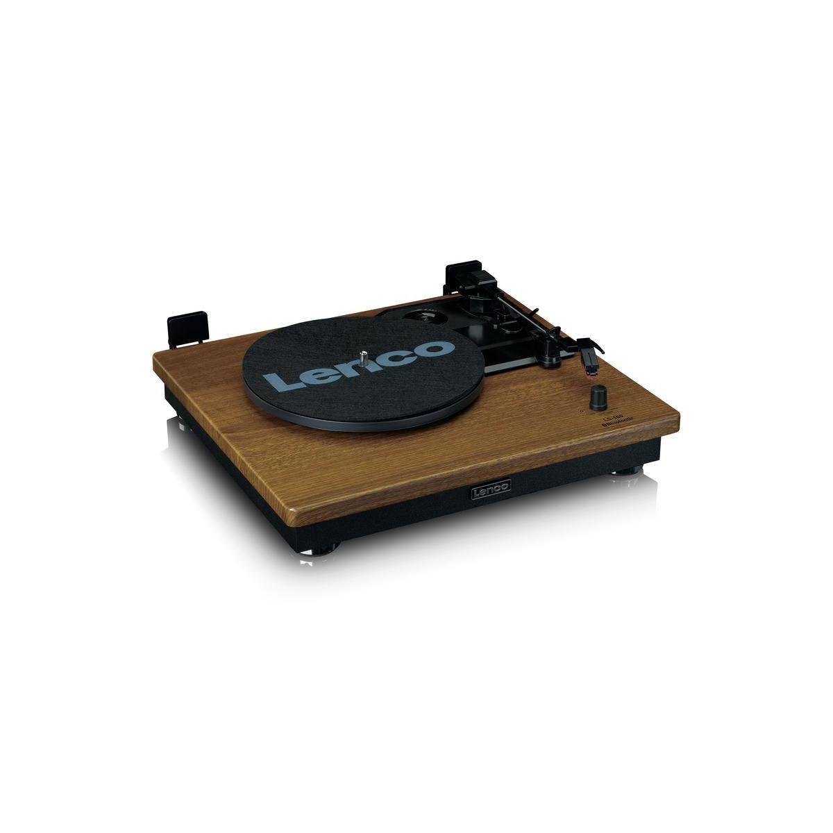 Lenco LS 100WD piatto audio Giradischi con trasmissione a cinghia Nero. Quercia Automatico