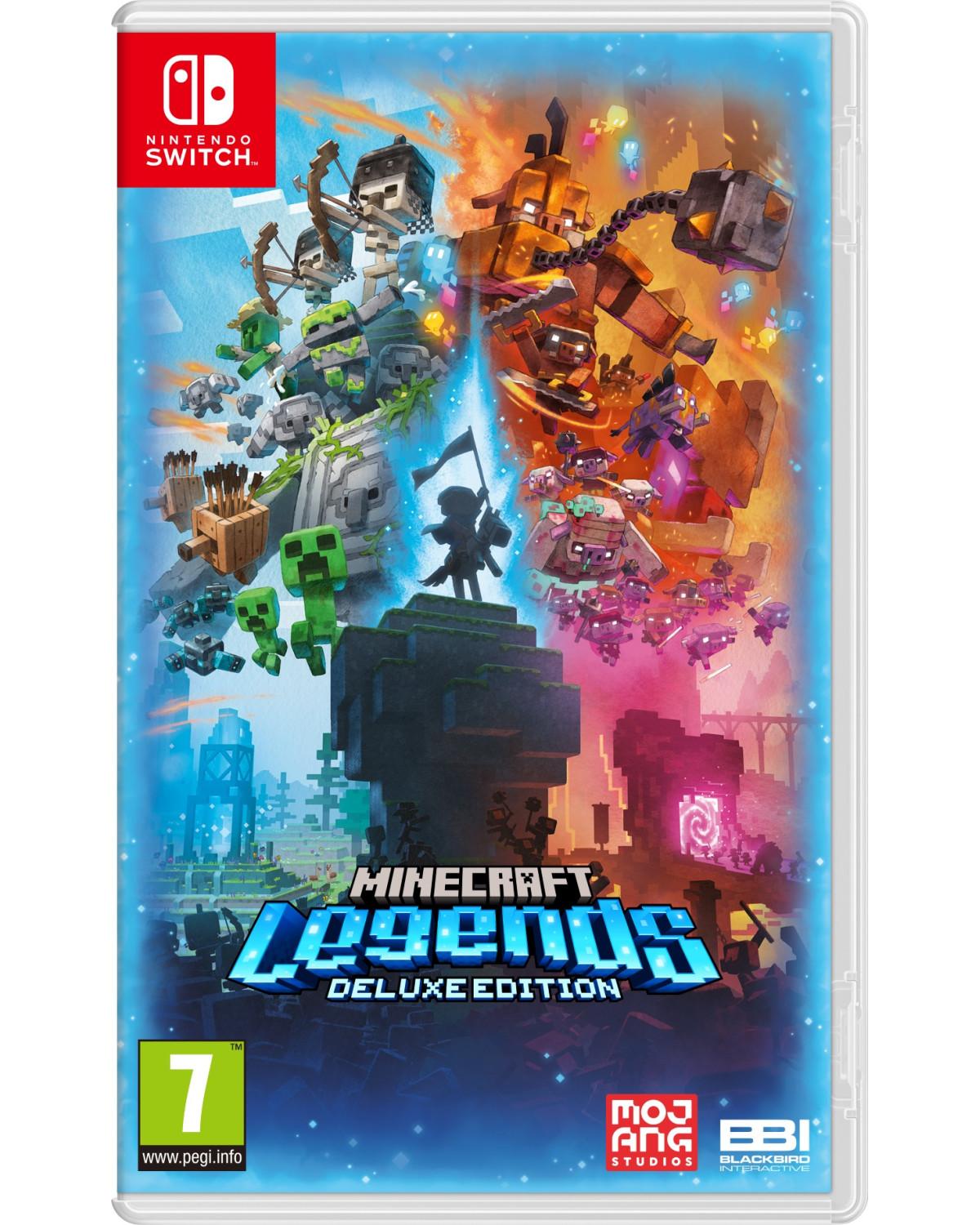 Nintendo Minecraft Legends Deluxe Edition Cinese semplificato Tedesca DUT Inglese ESP Francese ITA Giapponese Coreano Portoghese Russo Nintendo Switch