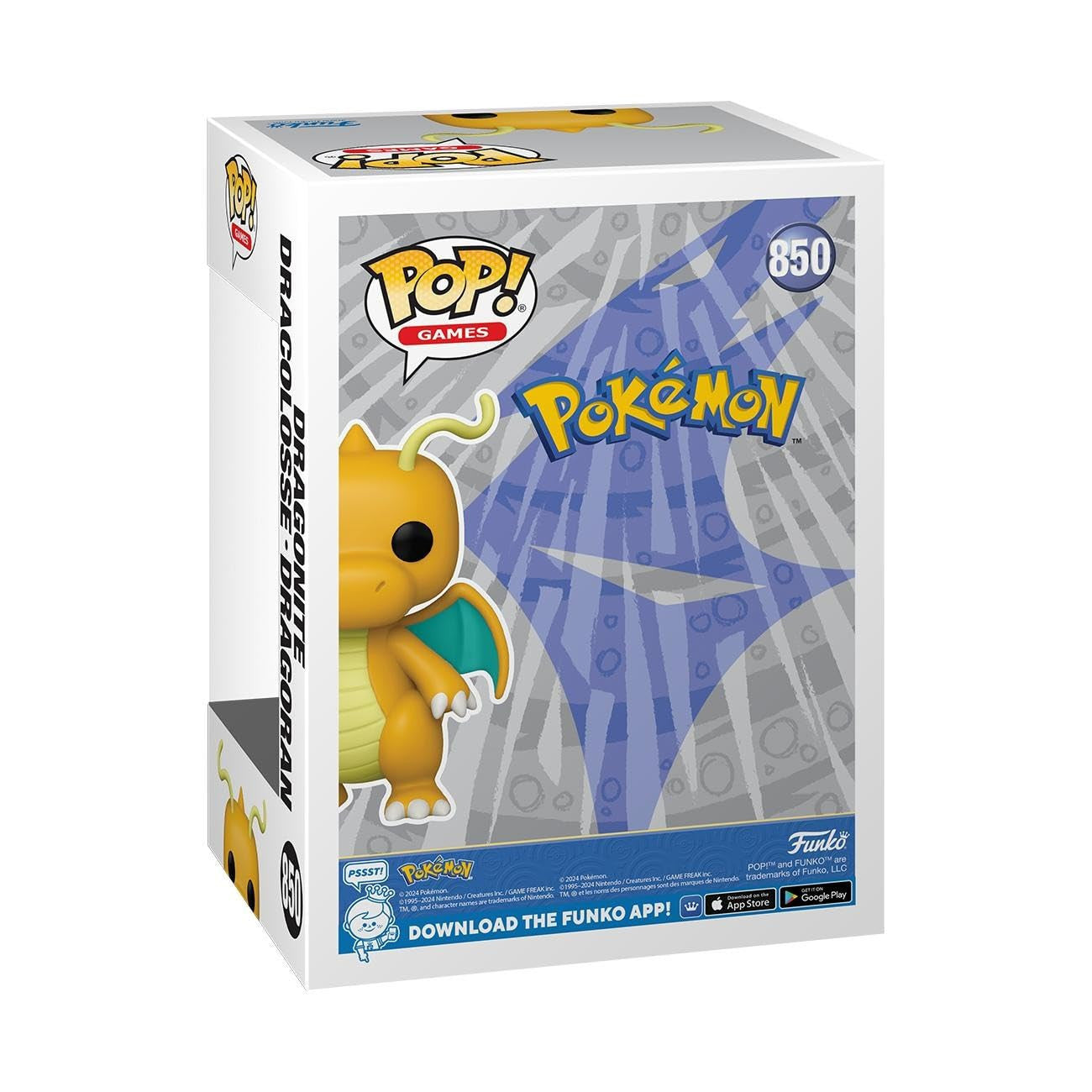 Funko Pop Games Pokémon - Dragonite Vinyl Figure 850