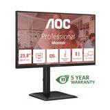 AOC E4 24E4CV Monitor PC 60,5 cm (23.8") 1920 x 1080 Pixel Full HD LED Nero