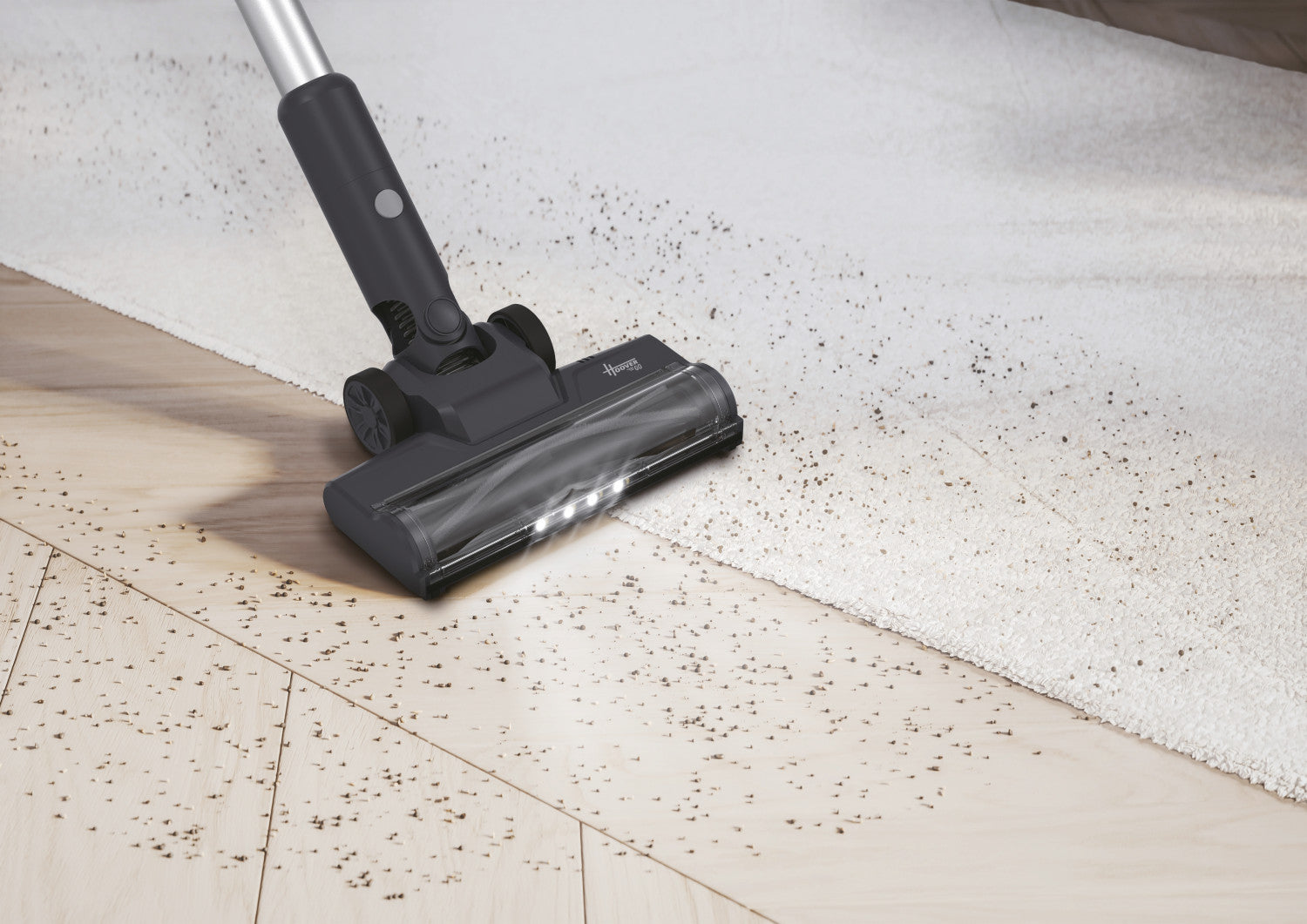 Hoover HFG10HX 011 Aspirapolvere elettrica Batteria Secco Senza sacchetto 0,55 L 200 W Nero
