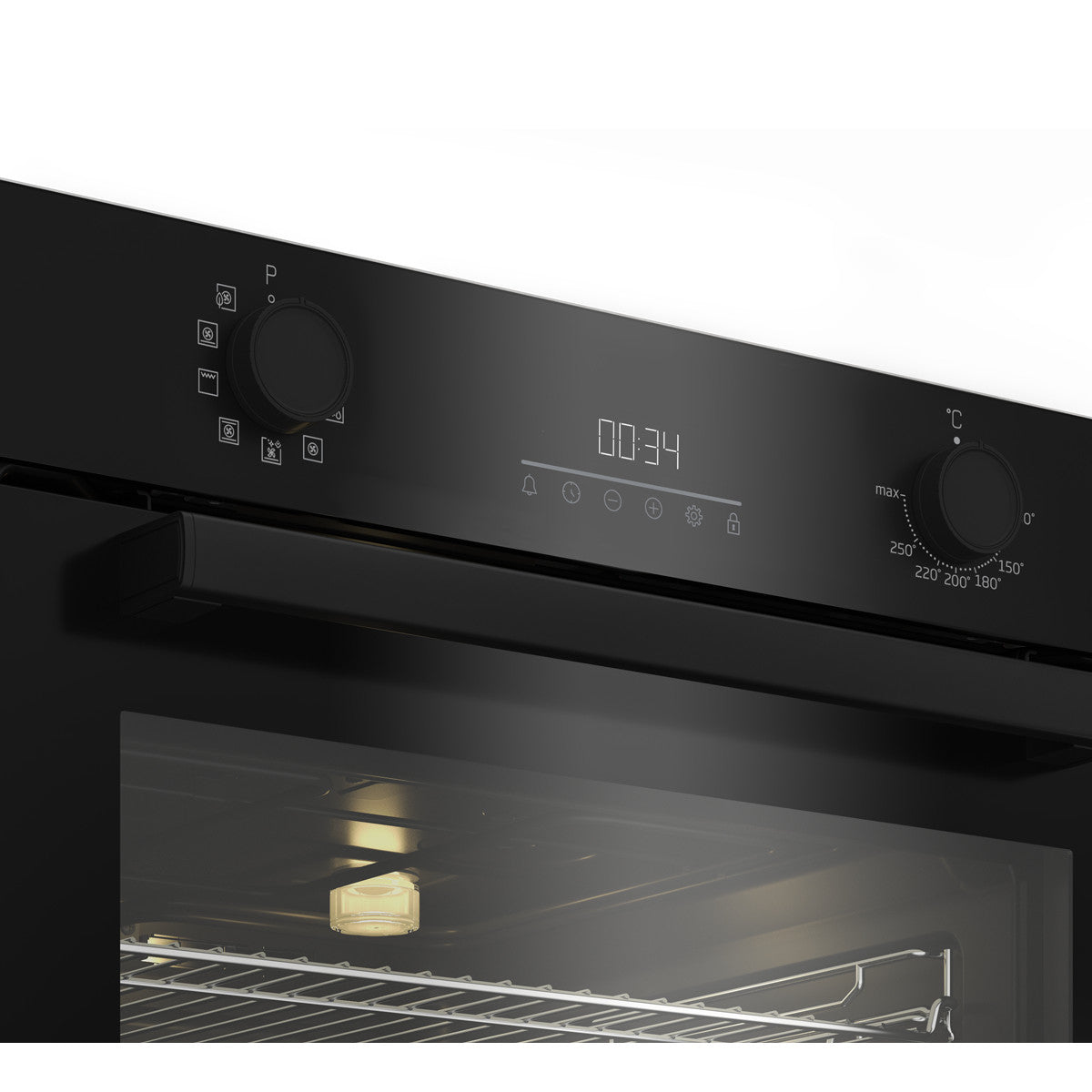Beko b300 Forno Multifunzione Beyond BBIM17300BSEA, AirFry, 9 Funzioni, Cottura pizza, 72 litri, Classe A