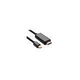 Hamlet XVCMDP-HDM180 cavo e adattatore video 1,8 m Mini DisplayPort HDMI Nero