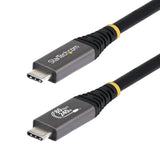 StarTech.com Cavo USB4 da 1,5 m, Cavo USB-C Certificato USB-IF, 80Gbps, PD 240W, 8K 120Hz / 4K 240Hz DP2.1 DP80, Cavetto Tipo-C compatibile Thunderbolt 4