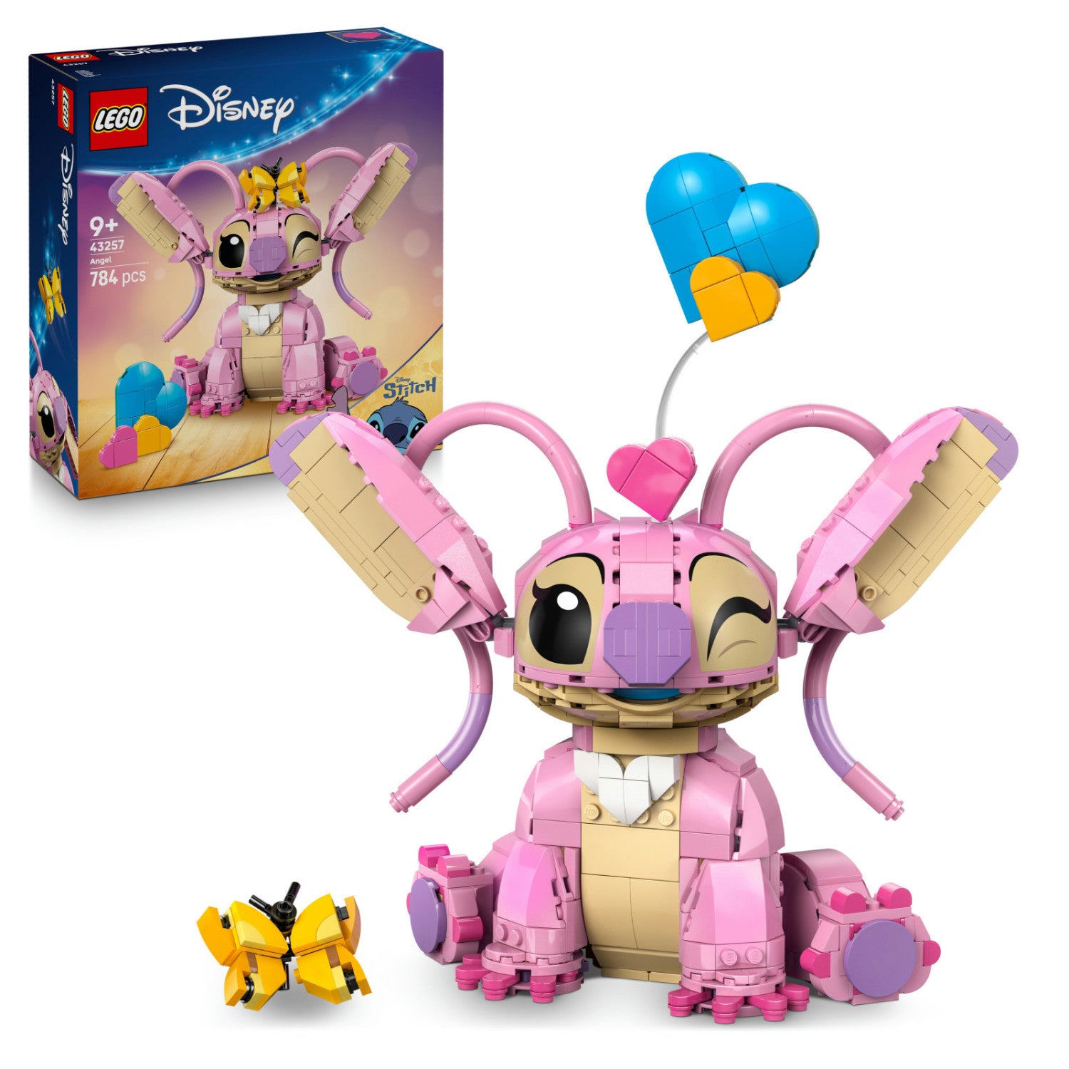 LEGO Disney Angel 43257 Set da Costruzione 784 Pezzi Lilo e Stitch 9 Anni