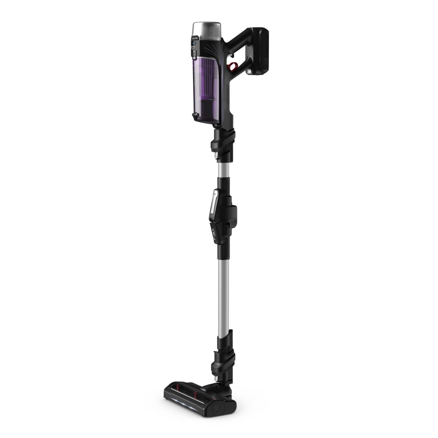 Rowenta X-Force Flex 9.60 RH2037 aspirapolvere senza filo Nero Viola Senza sacchetto