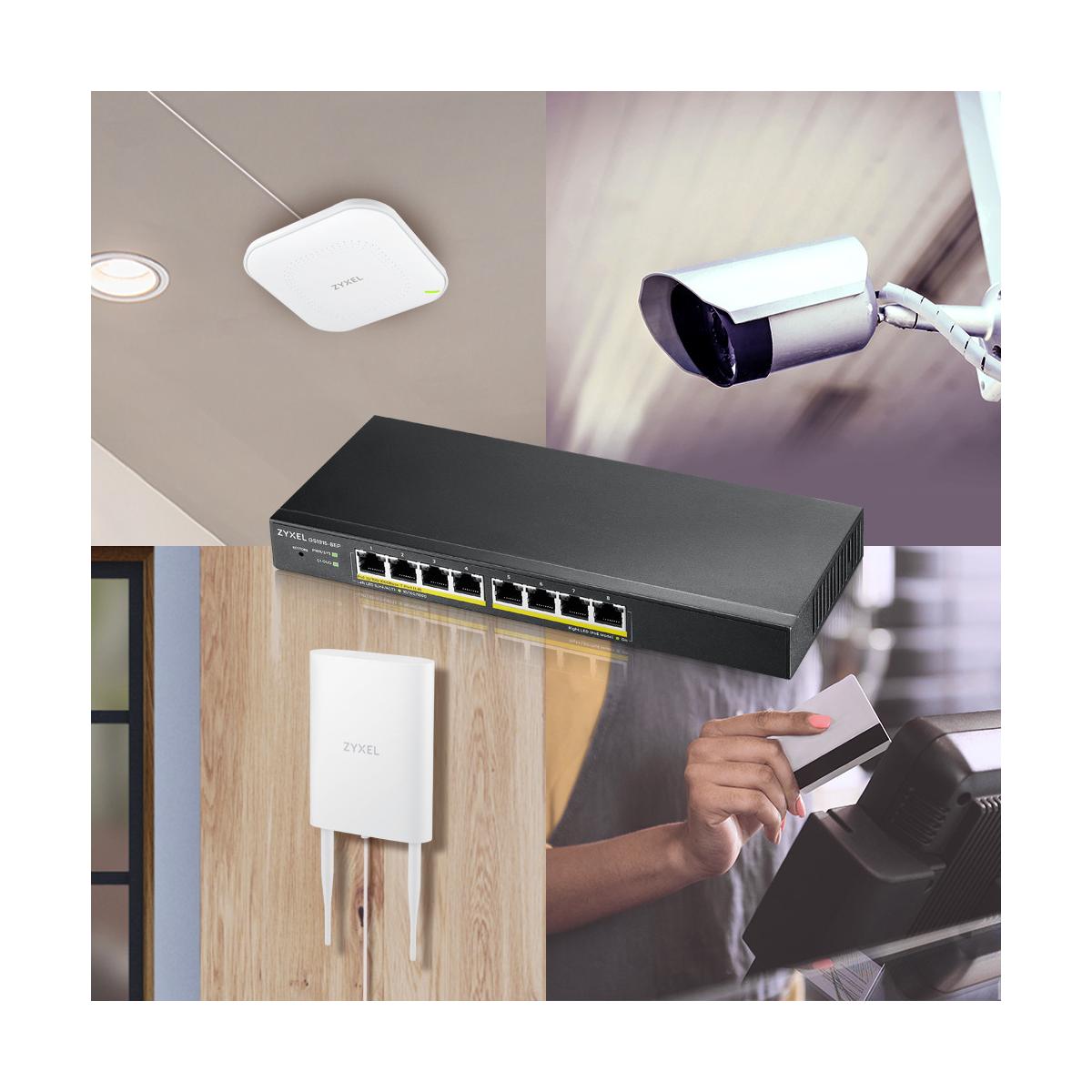 Zyxel GS1915-8 Gestito L2 Gigabit Ethernet (10/100/1000) Nero